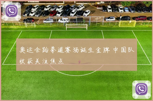 奥运会跆拳道赛场诞生金牌 中国队收获关注焦点